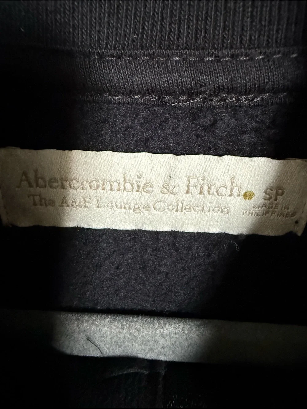 NWT Abercrombie & Fitch Black Zip-Front Lounge Jumpsuit size S.